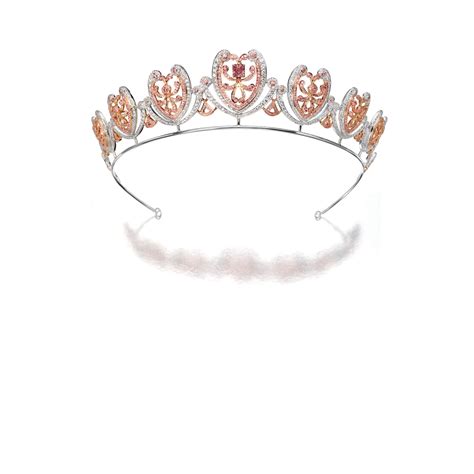 White And Pink Diamond Tiara By Garrard The Diamonds Come From The