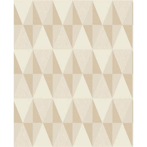 Brewster Cella Beige Geometric Wallpaper 2686 20931 The Home Depot