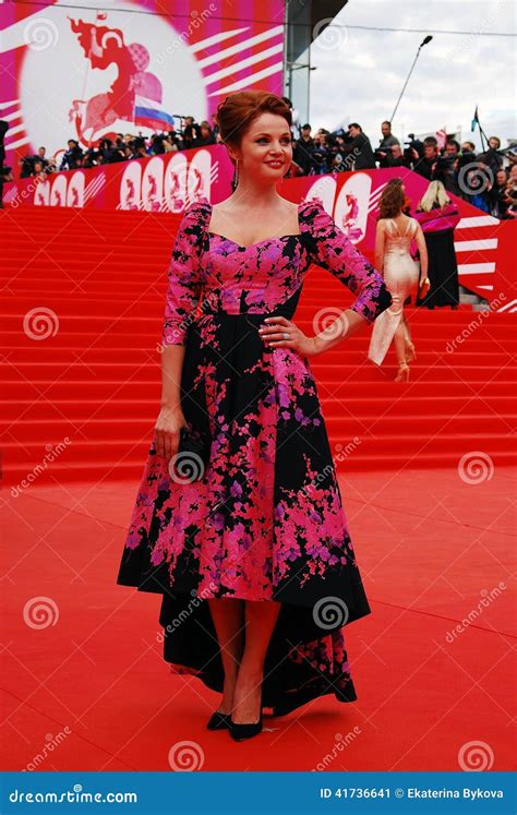 Actress Ekaterina Vulichenko At Xxxvi Moscow International Film Festival Editorial Photo Image