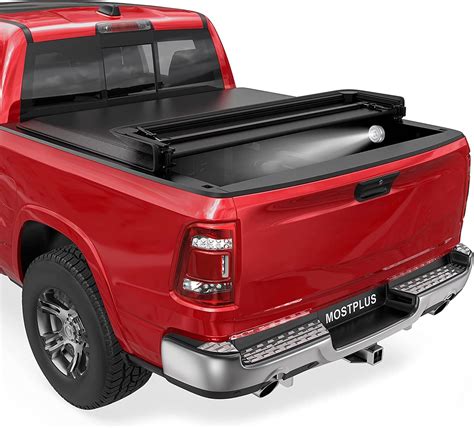 Buy Mostplus Soft Quad Fold Truck Bed Tonneau Cover Compatible With