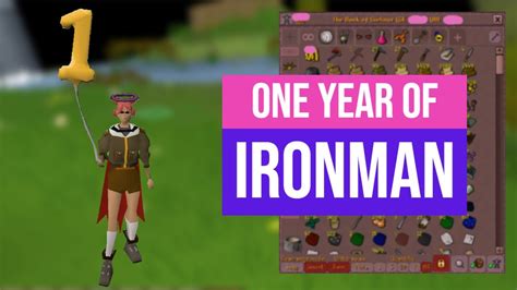 One Year Of Ironman Bank Collection Log More Osrs Youtube