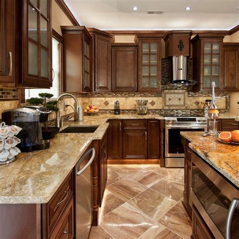 Maple kitchen cabinets with hardwood floors dark wooden floors description: Geneva All Wood Kitchen Cabinets, Chocolate Stained Maple ...