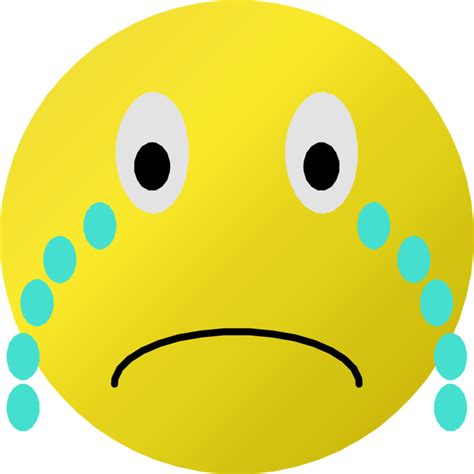 Crying Emoji Clipart Face Clipart Sad Smiley Face Png Download
