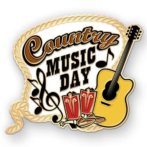 National Country Music Day Custom Lapel Pins Signature Pins