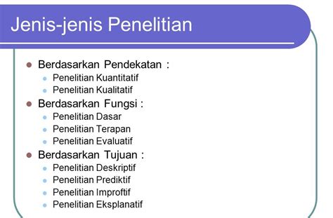 Data kuantitatif diklasifikasikan oleh siyoto dan sodik (2015) menjadi dua yaitu data kuantitatif berdasarkan proses atau cara mendapatkannya dan data 2014. Jenis Jenis Penelitian Deskriptif Kualitatif