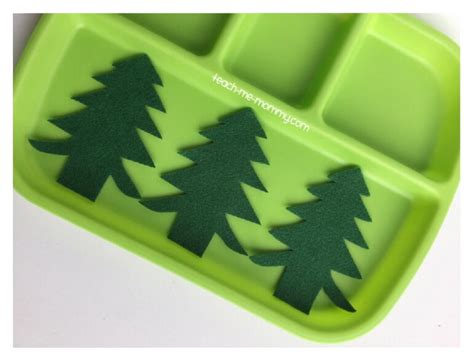 Fine Motor And Sorting Christmas Trees