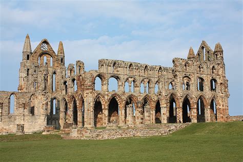 whitby abbey yorkshire england