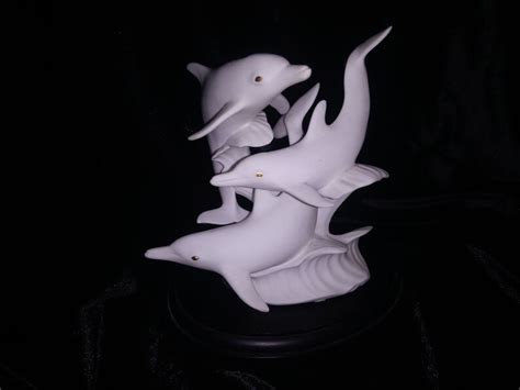 Sale Dolphin Figurine By Lenox Flight Of The Dolphins Etsy