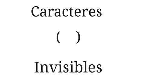 Now, open the first website and you will see a blank space. Caracteres Invisibles - Psfont tk
