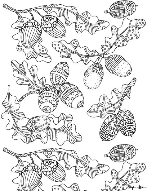 Fall Adult Coloring Coloring Pages