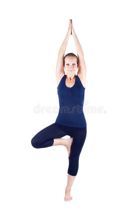 Yoga Vrikshasana Tree Pose Stock Image Image Of Caucasian 20934855