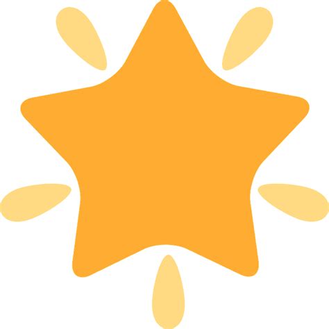 Glowing Star Emoji Clipart Free Download Transparent Png Creazilla