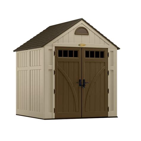 A great way to organize these things and keep them neatly out of sight is to erect a storage. Suncast Brookland 7 ft. 6 in. x 7 ft. 2 in. Resin Storage Shed-BMS7720 - The Home Depot