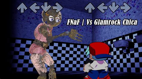 FNF Vs Glamrock Chica FNAF Security Breach RUIN MOD Pecking Order Song Friday Night Funkin