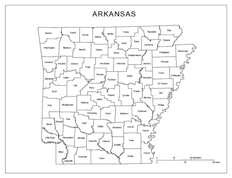 Arkansas Labeled Map