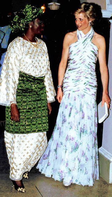 March 15 1990 Banquet Given By President Ibrahim Babangida In Lagos Nigeria Princess Diana