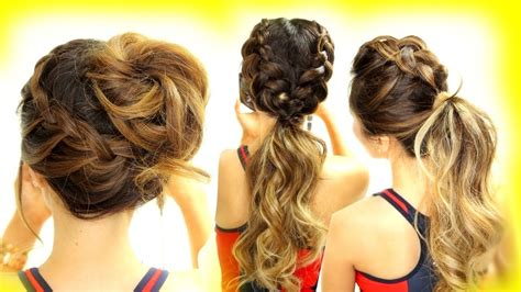 3 Cutest Workout Hairstyles Braid School Hairstyles For