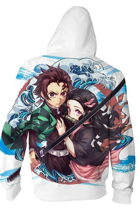 Hot Anime Demon Slayer Hoodie Kimetsu No Yaiba Print Hoodies Hip Hop