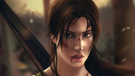 3840x2160 Lara Croft In Tomb Raider Art 4k HD 4k Wallpapers, Images ...