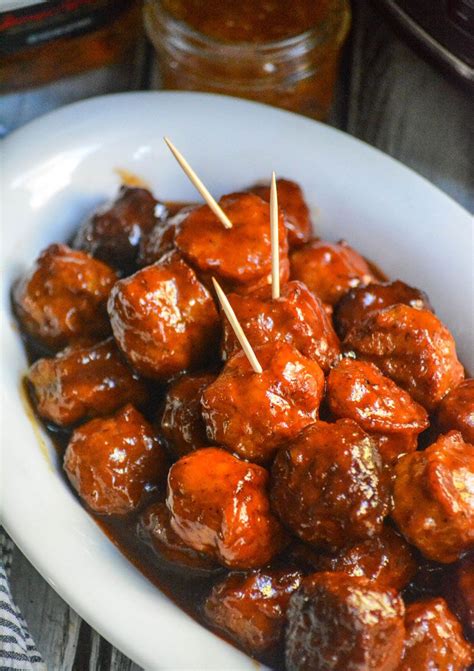 Once the meatballs are fully cooked, you can place them in the slow cooker, add in the sauce, and keep warm on the lowest setting. Bourbon Meatballs Crockpot : Bourbon Cocktail Meatballs ...
