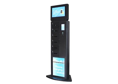 Floor Standing Logo Branded Quick Charge Mobile Charging Stations With