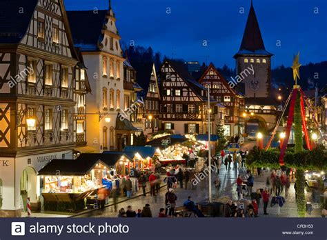 The state capital is stuttgart. Christmas market, Gengenbach, Baden-Wuerttemberg, Germany, Europe Stock Photo: 48637151 - Alamy