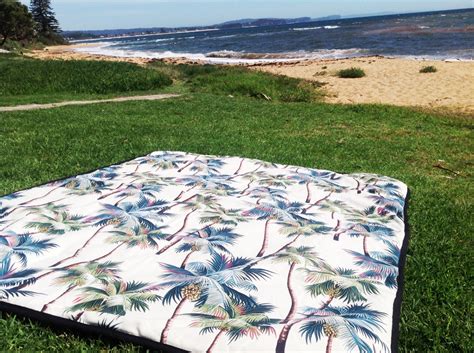 Picnic Blanket Picnic Rug Hawaiian Palms Beach Blanket Outdoor
