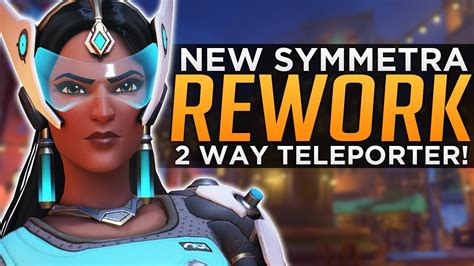 Overwatch New Symmetra Rework Update 2 Way Teleporter Youtube