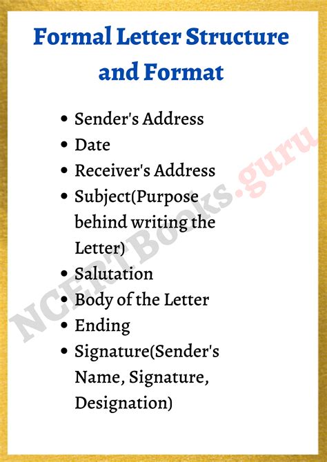 Types Of Formal Letter Writing