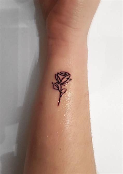 Mini Handgelenk Tattoos Design Ideen Hey Frauen Kleine Rose