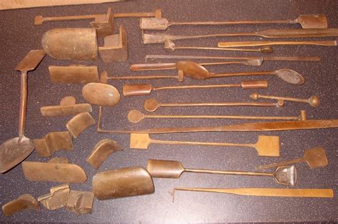 Trowel And Masonry Tool Collector Resource Brass Foundry Molding Or Moulding Tools