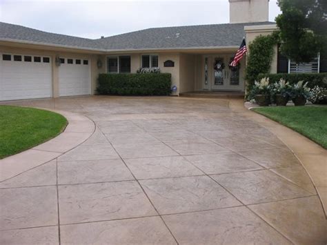 Stamped Concrete Driveways Styles Patterns And Borders Concrete Network