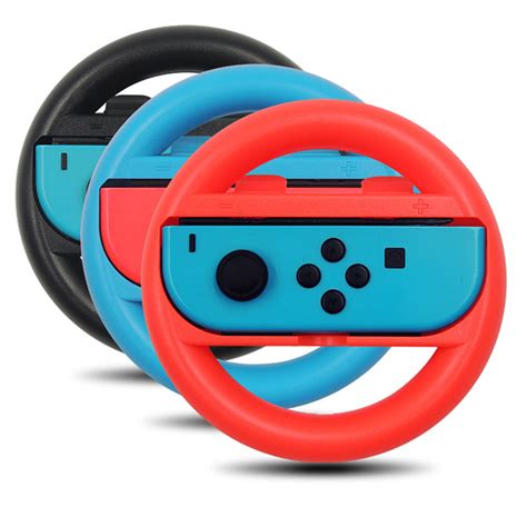 2x Nintendo Switch Joy Con Racing Lenkrad Mario Kart Controller Konsole