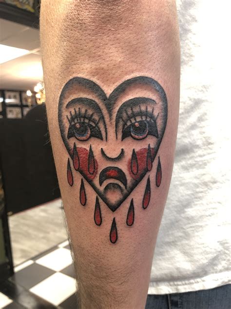 Update 80 Traditional Crying Heart Tattoo Latest Incdgdbentre