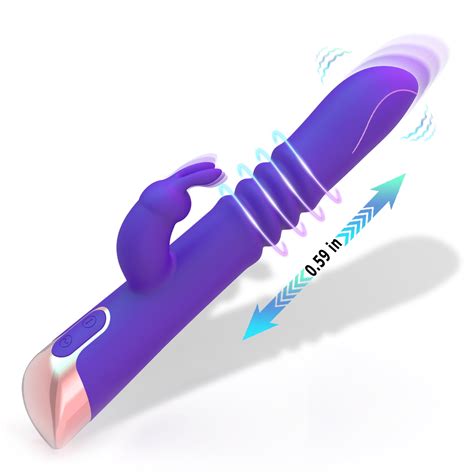 Hmt Vibrator Thrusting Dildo Rabbit Vibrator For Women G Spot Stimulator Sex Toys With Powerful