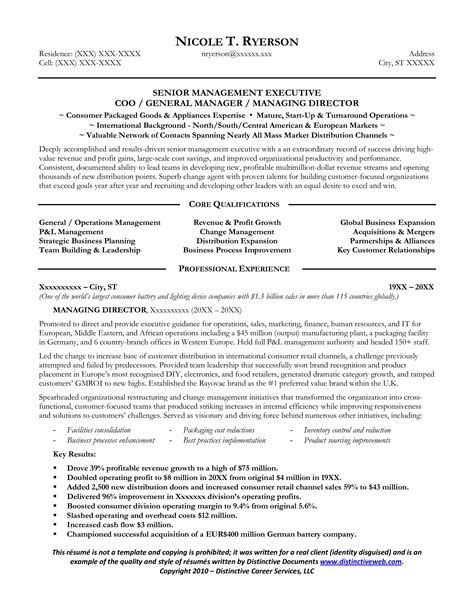 General Sales Manager Resume Templates At