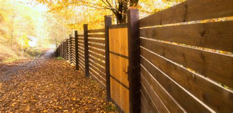 Modern And Chic Horizontal Fence Design Inspiration Smucker Fencing