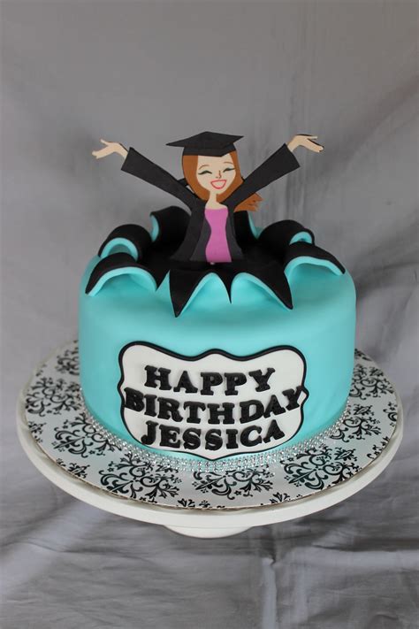 A cookie as pretty and lovely as a birthday cake, always prepared for a joyous occasion. Graduation/birthday Cake - CakeCentral.com