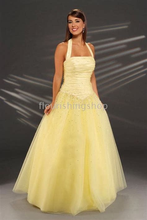 Best yellow bridesmaid gowns with trendy. Pretty pale yellow dress. Nice alternative to white and ...