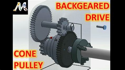 Cone Pulley And Back Geared Drive Explained Youtube