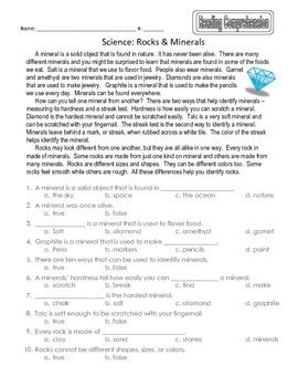 To further enhance your skills in reading comprehension, we provided some worksheets for you to answer. Third Grade Science Reading Comprehension Passages by ...