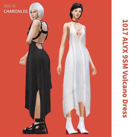 Vulcano Dress At Charonlee Sims 4 Updates