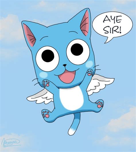 Happy Fairy Tail Anime Fairy Tail Happy Fairy Tail Cat