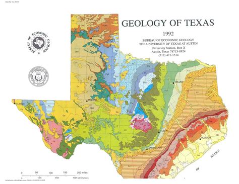 Geology Of Texas 1992 Download Scientific Diagram