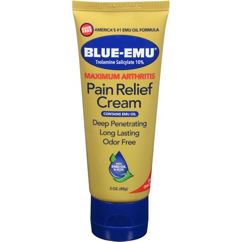 Blue Emu Maximum Arthritis Pain Relief Cream 3 Oz