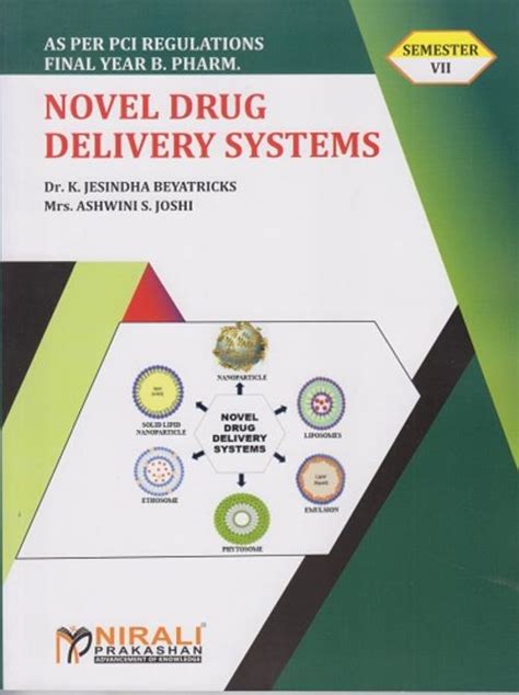 Novel Drug Delivery Systems From Nirali Prakashan