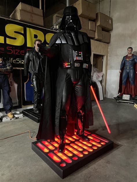 Life Size Star Wars Darth Vader With Lightsaber