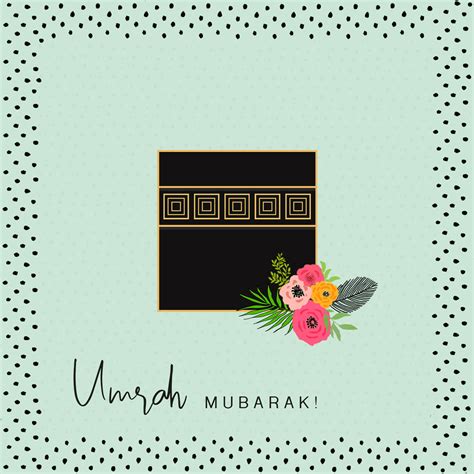 Umrah Mubarak Greetings Card Bj 24 Thehijabworld