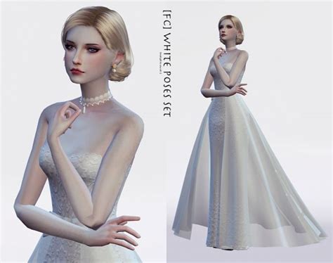 She will have a title of her royal highness princess of hessen. WHITE (Dress Special) poses at Flower Chamber via Sims 4 ...