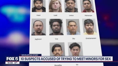 10 Men Arrested In Fairfax County For Attempting To Solicit Sex From Minors Fox 5 Dc Youtube